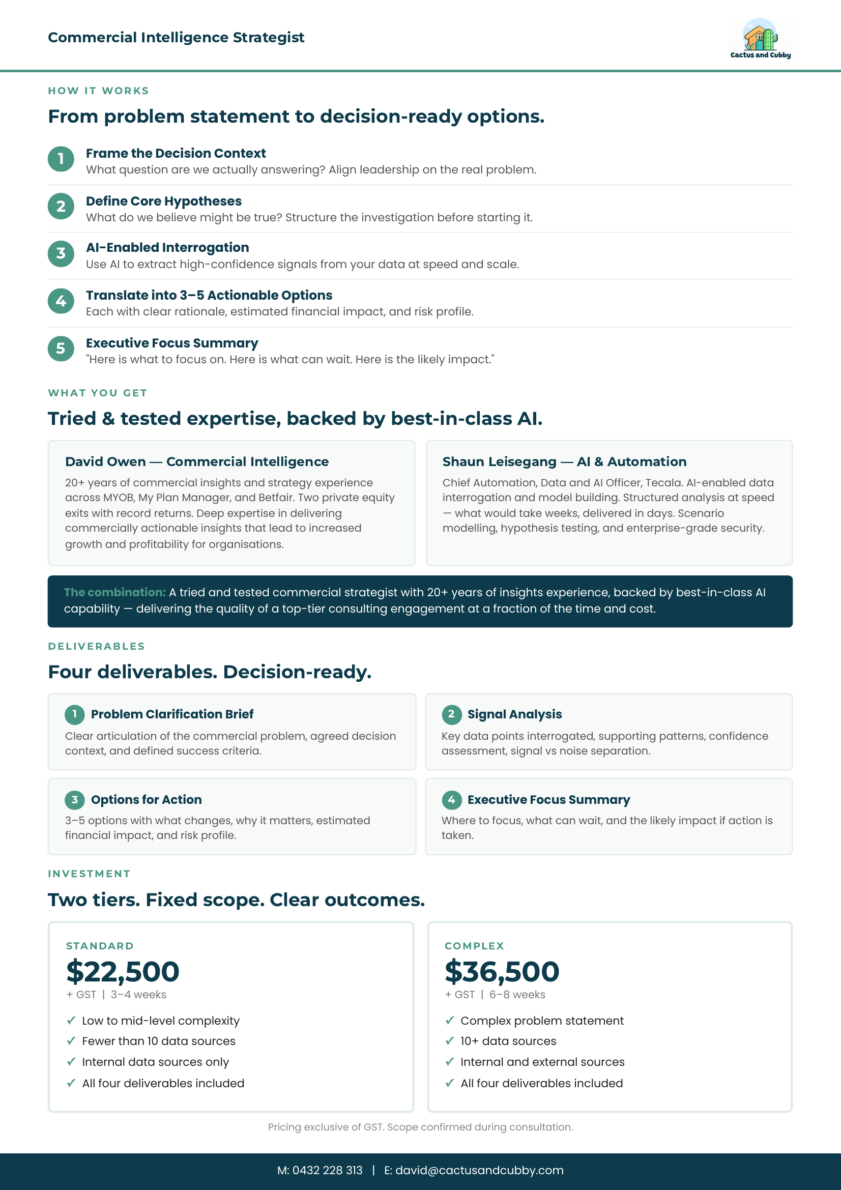 Commercial Intelligence Strategist — page 2